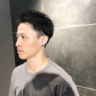 ヘアアレンジ メンズ ainico+所属・メンズ特化✂️栗原 侑也のヘアスタイル