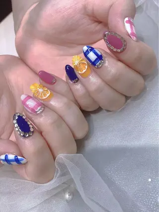 ネイル 長さだし専門店 M2　rikaのネイルデザイン