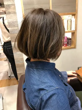 ショート カラー パーマ 美容室tuuli 大名店所属・tuuli トゥーリのヘアスタイル