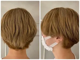 カラー 海老沼 奈月のヘアスタイル