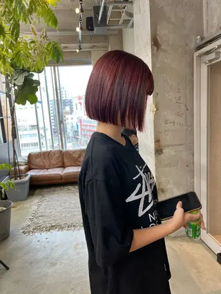 ミディアム カラー 小木曽智美 /ボブ/ショートのヘアスタイル