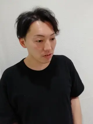 メンズ パーマ ショート Ash 店長 木村 和人のヘアスタイル
