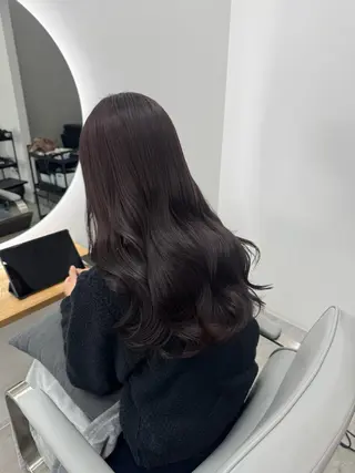 ロング レイヤーカット ベージュ/KANAのヘアスタイル