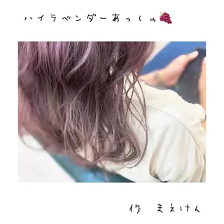 ロング カラー 前田 健太のヘアスタイル