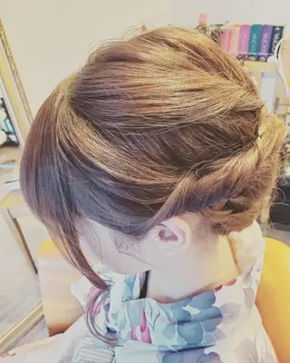 セミロング spa hair  ark 富井直美のヘアスタイル