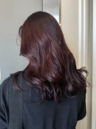 ロング カラー ハシヅメ キョウカのヘアスタイル