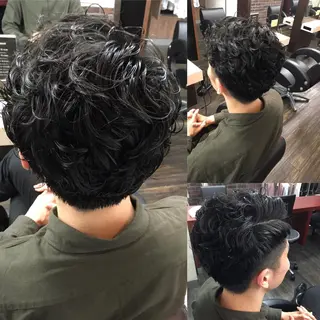 パーマ メンズ シムラ カイゲンのヘアスタイル