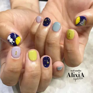 ネイル AlixiA   nail studio所属・AlixiA ゆみのネイルデザイン