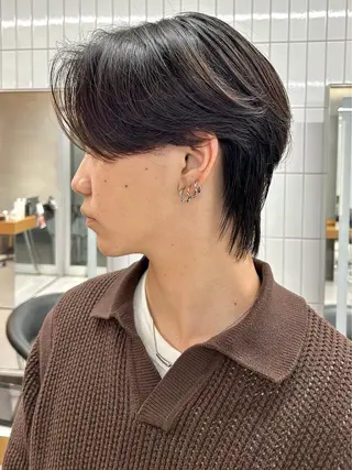 メンズ センターパート/ 暖色カラーayuのヘアスタイル