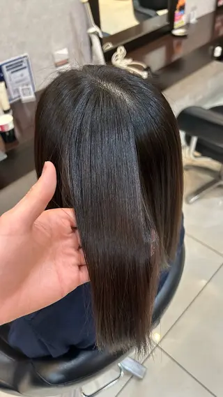 ミディアム 吉田 拓人のヘアスタイル