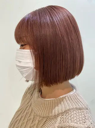 カラー ダブルカラー ブリーチ/kaitoのヘアスタイル