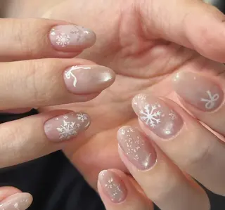 ネイル By moonネイル 🌷ワンホン/韓国風のネイルデザイン