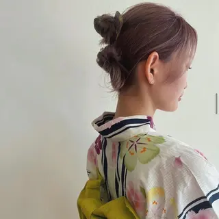 ヘアアレンジ ブリーチ/レイヤー 🌻Mutsumiのヘアスタイル