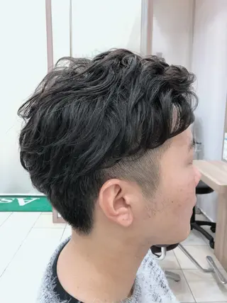 パーマ メンズ 産休中です。 🌹sayu🌹のヘアスタイル