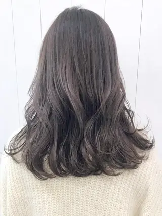 セミロング カラー パーマ ヘアアレンジ ITbyALBUM 浦和店のヘアスタイル