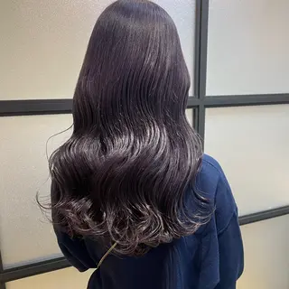 ロング カラー 艶カラー/韓国顔周り 🎀mamiのヘアスタイル