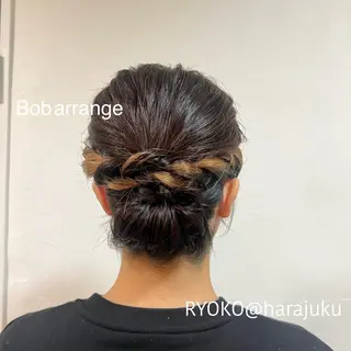 セミロング カラー パーマ ヘアアレンジ メンズ ワット 原宿のヘアスタイル
