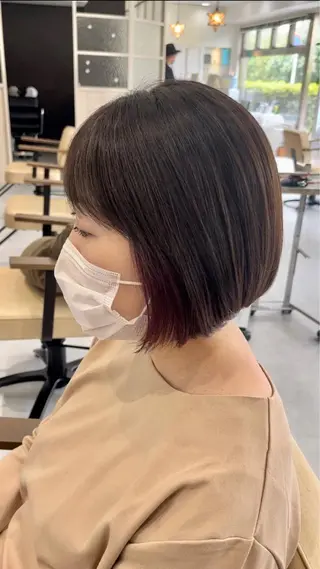 ショート メンズバレイヤージュ 斉藤春のヘアスタイル