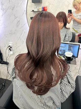 ロング カラー hair salon dot. mooda 韓国風サロン 町田店所属・韓国風ヘア🎀🩶 /♡𝓝𝓸𝓪♡のヘアスタイル