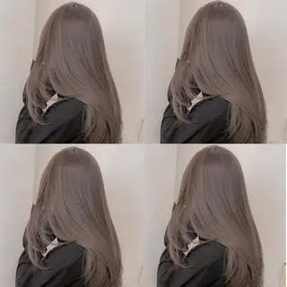 セミロング ✂︎透明感カラー特化 /日和優真✂︎のヘアスタイル