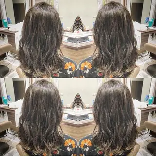 ロング カラー ヘアアレンジ 【ボブ・ショート】 Ash茗荷谷店のヘアスタイル