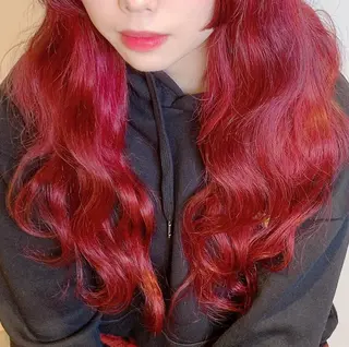 ロング カラー アールバイニーナ所属・R by NINA アールバイニーナのヘアスタイル