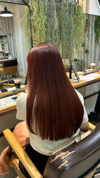 ロング カラー じゅわっと暖色カラー 🍊Moemiのヘアスタイル
