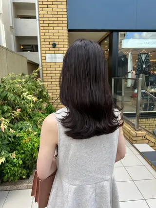 ロング カラー 似合わせヘア🫶🏻 つきいてるみのヘアスタイル