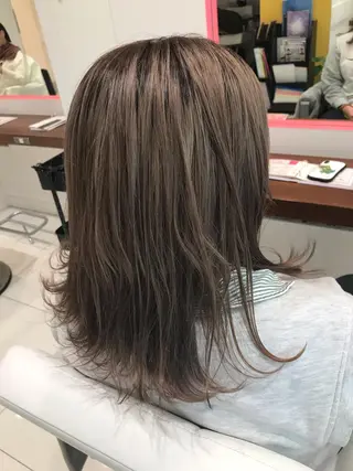 セミロング カットモデル大募集✨ ✨BASSA保谷店✨のヘアスタイル