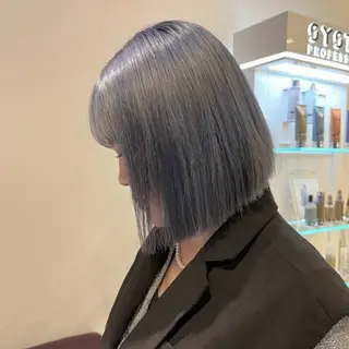 ミディアム ハイトーン/ボブ/ ハイライト💫我如古のヘアスタイル