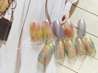 ネイル フルリール 【プライベートサロンのネイルデザイン