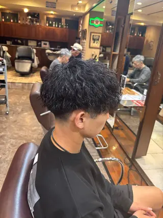 ミディアム パーマ メンズ 💈LGC💈 SANAのヘアスタイル