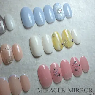 ネイル ミラクルミラー 町野のネイルデザイン