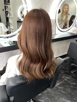 セミロング 五十嵐 満梨奈のヘアスタイル