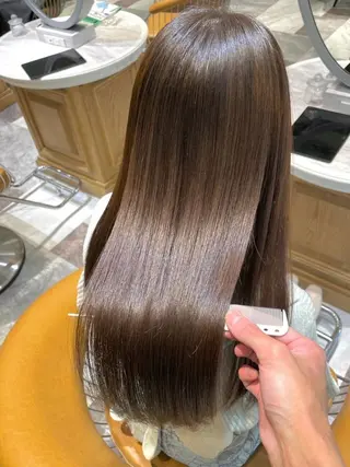 ロング 佐京春奈/縮毛矯正 髪質改善/美髪カラーのヘアスタイル