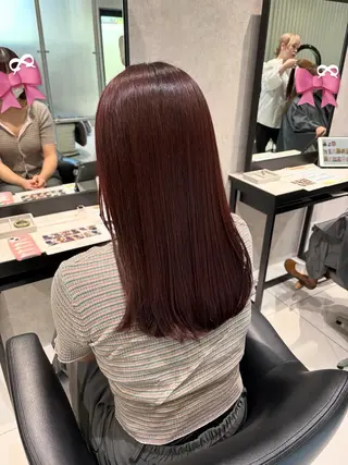 ロング 🎀ིྀ暖色カラー/ 髪質改善/みどりのヘアスタイル