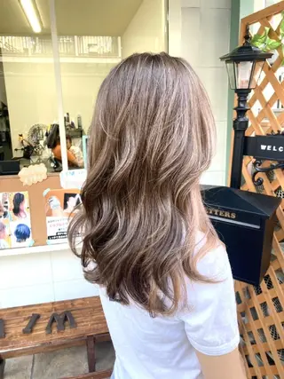 ロング カラー ヘアアレンジ AIM所属・髪質改善✧︎カラー 💎AIM【アイム】のヘアスタイル