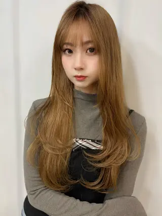 ロング 優李 ゆうり‪のヘアスタイル