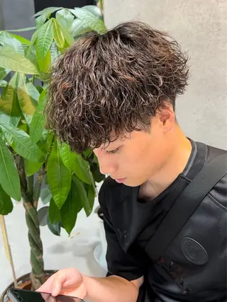 パーマ メンズ メンズパーマ全般/ 似合わせ/ジョウのヘアスタイル