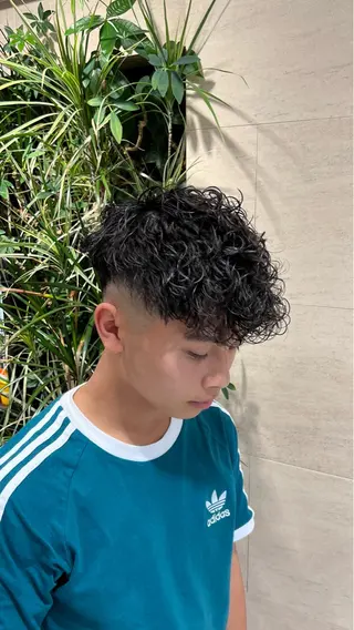 パーマ メンズ シールエクステ/メン ズパーマ/鎌倉/ユウのヘアスタイル