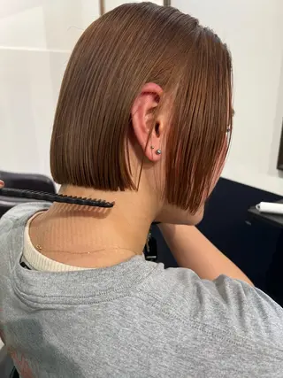 ショート カラー ボブ美容師 /馬場 翼のヘアスタイル