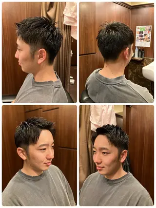 ショート BroTokyo Barbershop 銀座店所属・大河 たいがのヘアスタイル