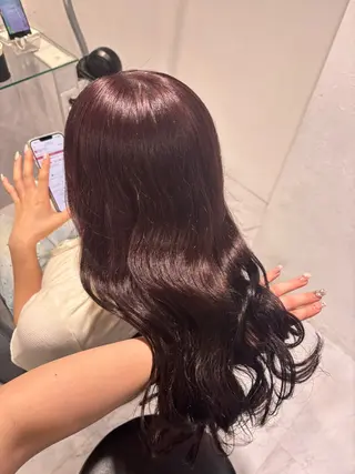 ロング カラー 髪質改善🩰透明感カ ラー🎀hinanoのヘアスタイル