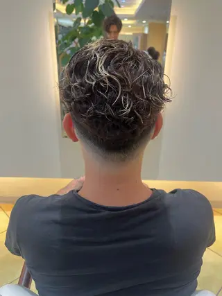 ショート パーマ メンズ メンズパーマ特化 外山　健太のヘアスタイル