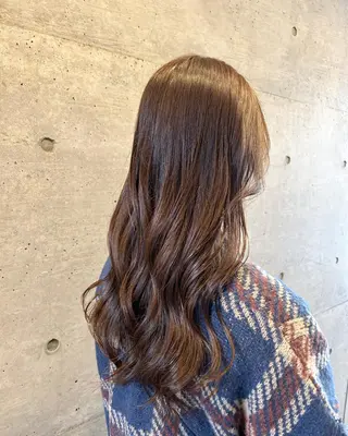 ロング カラー 後藤紗英/髪質改善 /オリーブベージュのヘアスタイル