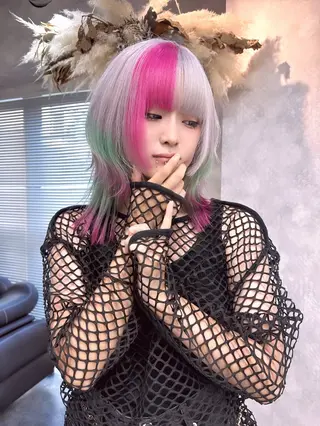 ロング カラー ヘアアレンジ 💍絶対に可愛く💍 履歴修正SAKI🐰のヘアスタイル