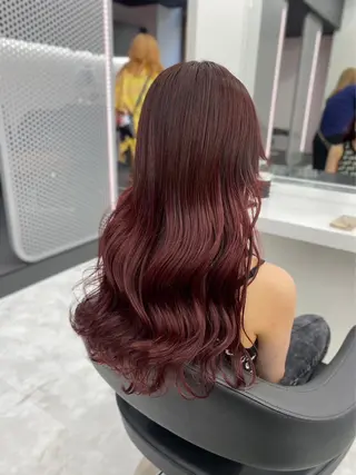 ロング カラー パーマ ヘアアレンジ メンズ キッズ ♥️韓国ヘア レイヤー♥️ゆりのヘアスタイル