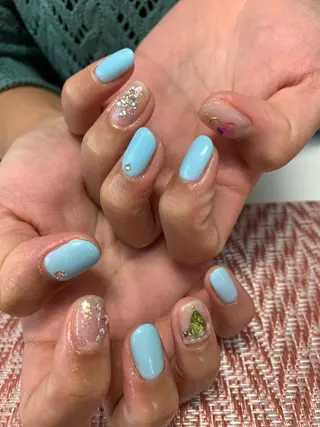 ネイル rukianail 新里のネイルデザイン