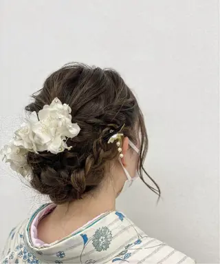 ヘアアレンジ HAIR＆MAKE　EARTH 表参道店所属・🫧💎森下 真結💎🫧のヘアスタイル