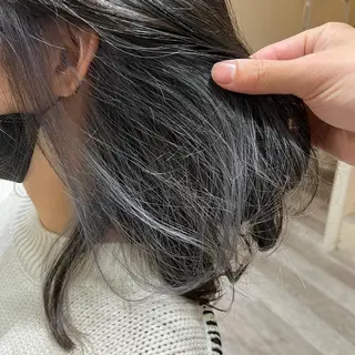 ミディアム カラー カラー特化美容師 なかもと たつひろのヘアスタイル